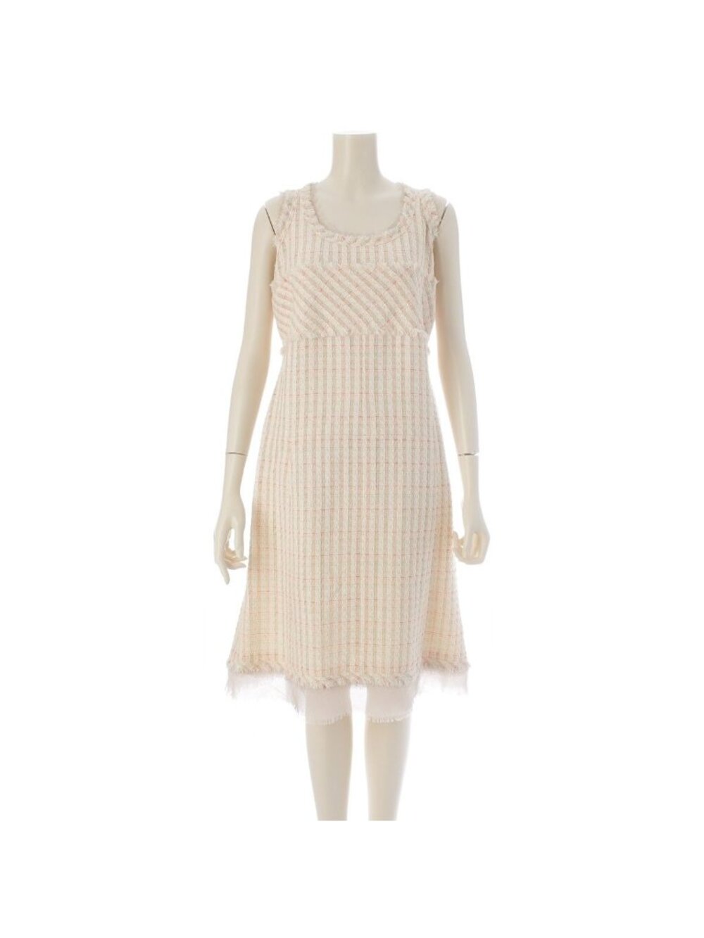 Chanel 04C Tweed Dress Multicolor 42